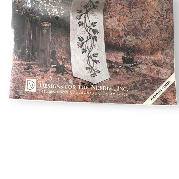 Vintage Heirloom Treasure Cross Stitch Kit #5226 Rose Bellpull Tapestry 5"x26.5" - Picture 4 of 6